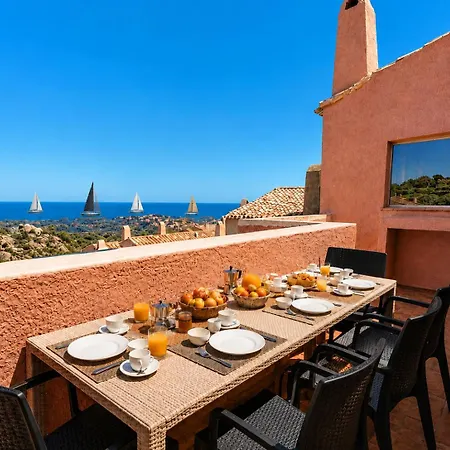 Alba Ruja Panoramic Sea View 4 With Pool Daire Porto Cervo