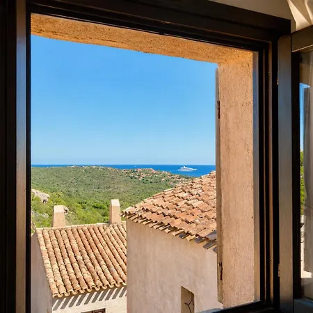 Daire Alba Ruja Panoramic Sea View 4 With Pool Porto Cervo